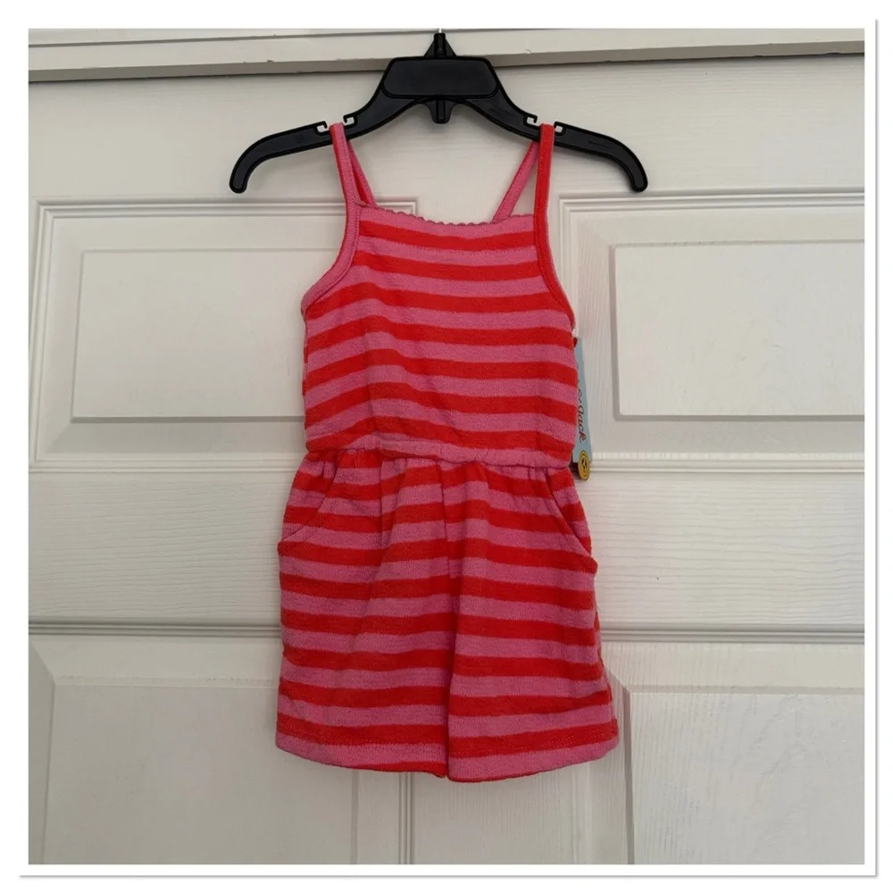 Toddler Girls Striped Sleeveless Striped Romper Cat & Jack